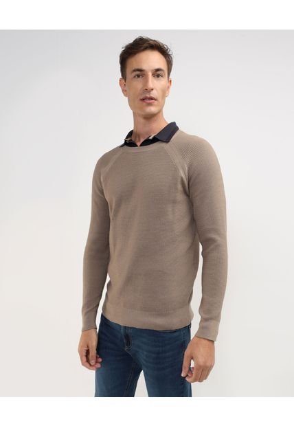 Saco Para Hombre Cuello Redondo Color Beige Marca Patprimo #44330208