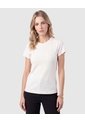 Camiseta Básica En Tejido Acanalado Para Mujer  Para Mujer Blanco Patprimo de Patprimo