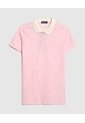 Polo Estampado Botánico  Para Mujer Rosa Patprimo de Patprimo