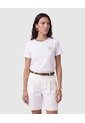 Camiseta Cuello Redondo Manga Corta Mujer  Para Mujer Blanco Patprimo de Patprimo