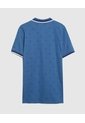 Polo Tejida Estampada  Para Hombre Azul Patprimo de Patprimo
