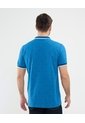Polo Tejida Estampada  Para Hombre Azul Patprimo de Patprimo