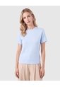 Camiseta Con Textura Para Mujer  Para Mujer Azul Patprimo de Patprimo