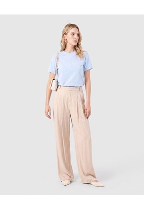 Camiseta Con Textura Para Mujer Para Mujer Azul Patprimo