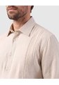 Camisa Guayabera Fresca Para Hombre  Para Hombre Beige Patprimo de Patprimo