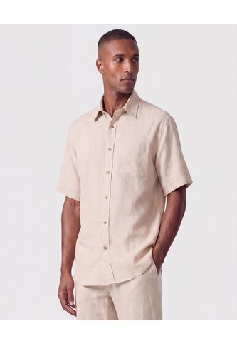 Camisa Guayabera De Manga Corta Hombre  Para Hombre Beige Patprimo Patprimo