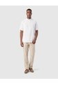 Camisa Manga Corta Unicolor Para Hombre  Para Hombre Blanco Patprimo de Patprimo