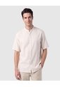 Guayabera Manga Corta Cuello Mao Hombre  Para Hombre Beige Patprimo de Patprimo