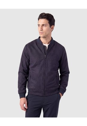 Chaqueta Bomber Para Hombre Para Hombre Azul Patprimo