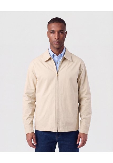Chaqueta Unicolor Para Hombre  Para Hombre Café Patprimo