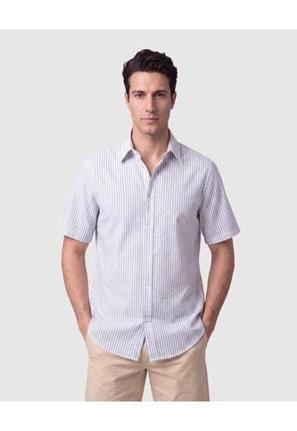 Camisa Manga Corta Casual Para Hombre  Para Hombre Blanco Patprimo Patprimo