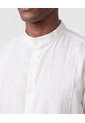 Camisa Manga Corta Unicolor Para Hombre  Para Hombre Blanco Patprimo de Patprimo