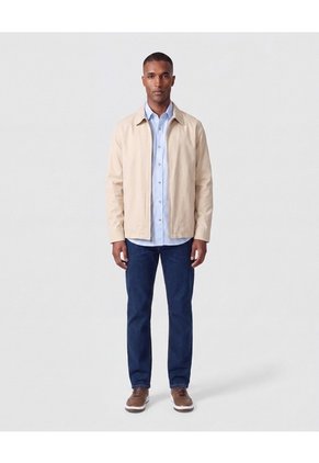 Chaqueta Unicolor Para Hombre  Para Hombre Café Patprimo