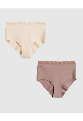 Pack X2 Panties Con Encaje Para Mujer Para Mujer Surtido Patprimo