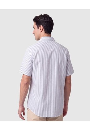 Camisa Manga Corta Casual Para Hombre Para Hombre Blanco Patprimo
