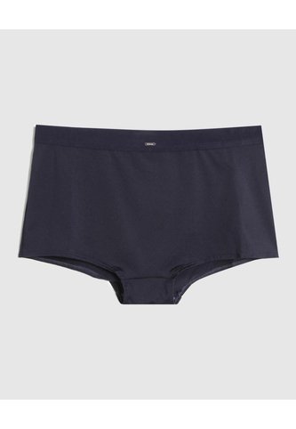 Boxer Tiro Alto En Microfibra Unicolor   Para Mujer Azul Patprimo Patprimo