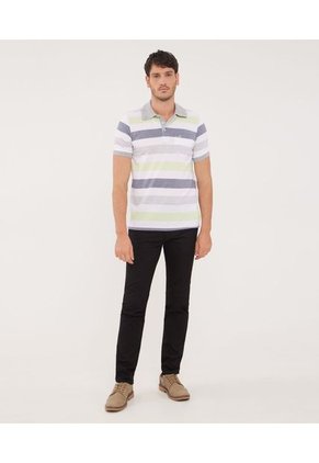 Polo Para Hombre Cuello Tejido Con Bolsillo Color Gris  Marca Patprimo #44112485