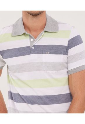 Polo Para Hombre Cuello Tejido Con Bolsillo Color Gris  Marca Patprimo #44112485