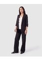 Blazer Casual Manga Larga Mujer  Para Mujer Negro Patprimo de Patprimo