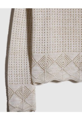 Saco Para Mujer Cuello Redondo Color Blanco Marca Patprimo #30330594