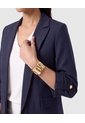 Blazer Casual Manga Larga Mujer  Para Mujer Azul Patprimo de Patprimo