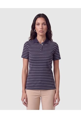 Polo A Rayas   Para Mujer Azul Patprimo Patprimo