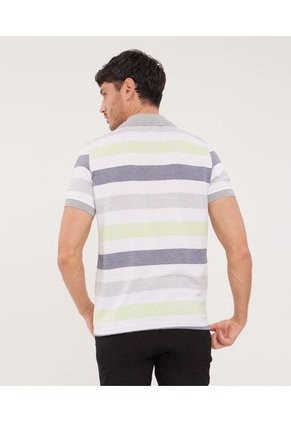 Polo Para Hombre Cuello Tejido Con Bolsillo Color Gris  Marca Patprimo #44112485