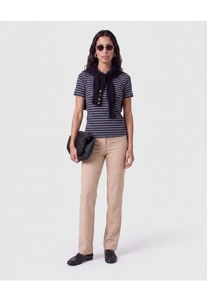 Polo A Rayas Para Mujer Azul Patprimo