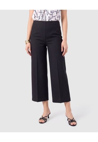 Pantalón Culotte De Tiro Alto Mujer  Para Mujer Negro Patprimo Patprimo