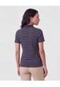 Polo A Rayas   Para Mujer Azul Patprimo de Patprimo