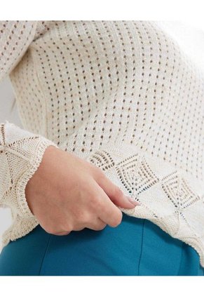 Saco Para Mujer Cuello Redondo Color Blanco Marca Patprimo #30330594