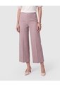 Pantalón Culotte De Tiro Alto Mujer  Para Mujer Beige Patprimo de Patprimo