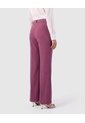Pantalón Wide Leg Mujer Con Trabillas  Para Mujer Morado Patprimo de Patprimo