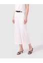Pantalón Culotte De Corte Amplio Mujer  Para Mujer Blanco Patprimo de Patprimo