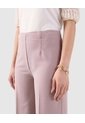 Pantalón Culotte De Tiro Alto Mujer  Para Mujer Beige Patprimo de Patprimo