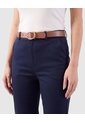 Pantalón Recto Clásico Mujer  Para Mujer Azul Patprimo de Patprimo