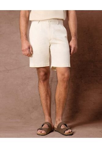 Bermuda  Para Hombre Jogger Largo Color Crema Marca Patprimo #44100523 Patprimo