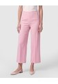 Pantalón Culotte De Tiro Alto Mujer  Para Mujer Rosa Patprimo de Patprimo