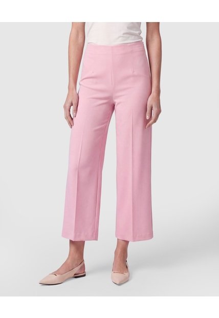 Pantalón Culotte De Tiro Alto Mujer  Para Mujer Rosa Patprimo