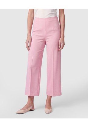 Pantalón Culotte De Tiro Alto Mujer Para Mujer Rosa Patprimo