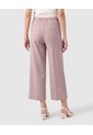 Pantalón Culotte De Tiro Alto Mujer  Para Mujer Beige Patprimo de Patprimo