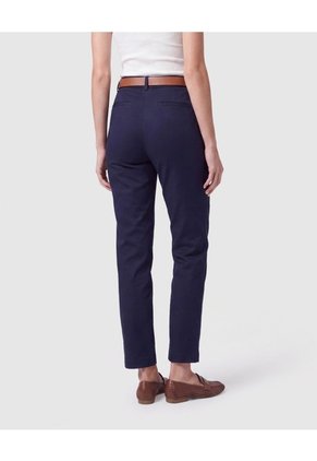 Pantalón Recto Clásico Mujer  Para Mujer Azul Patprimo