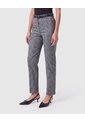 Pantalón Recto Estampado Mujer  Para Mujer Gris Patprimo de Patprimo