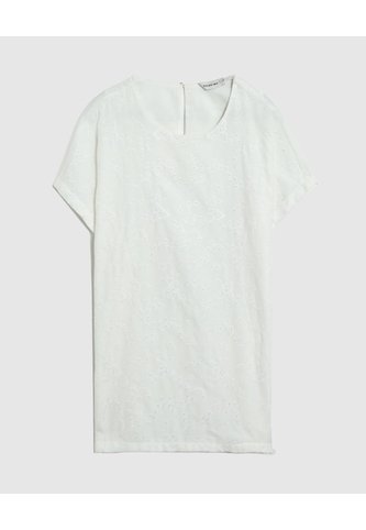 Blusa Con Detalle Calado Para Mujer Curvy  Para Mujer Blanco Patprimo Patprimo
