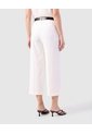 Pantalón Culotte De Corte Amplio Mujer  Para Mujer Blanco Patprimo de Patprimo