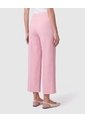 Pantalón Culotte De Tiro Alto Mujer  Para Mujer Rosa Patprimo de Patprimo