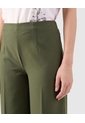 Pantalón Culotte De Tiro Alto Mujer  Para Mujer Verde Patprimo de Patprimo