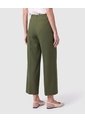 Pantalón Culotte De Tiro Alto Mujer  Para Mujer Verde Patprimo de Patprimo