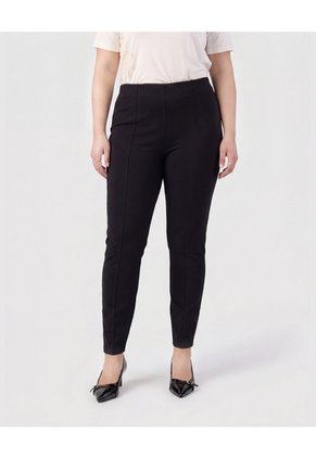 Leggings Básico Ajustado Para Mujer Curvy Para Mujer Negro Patprimo