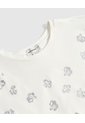 Camiseta Manga Corta Cuello Redondo Mujer Curvy  Para Mujer Crema Patprimo de Patprimo
